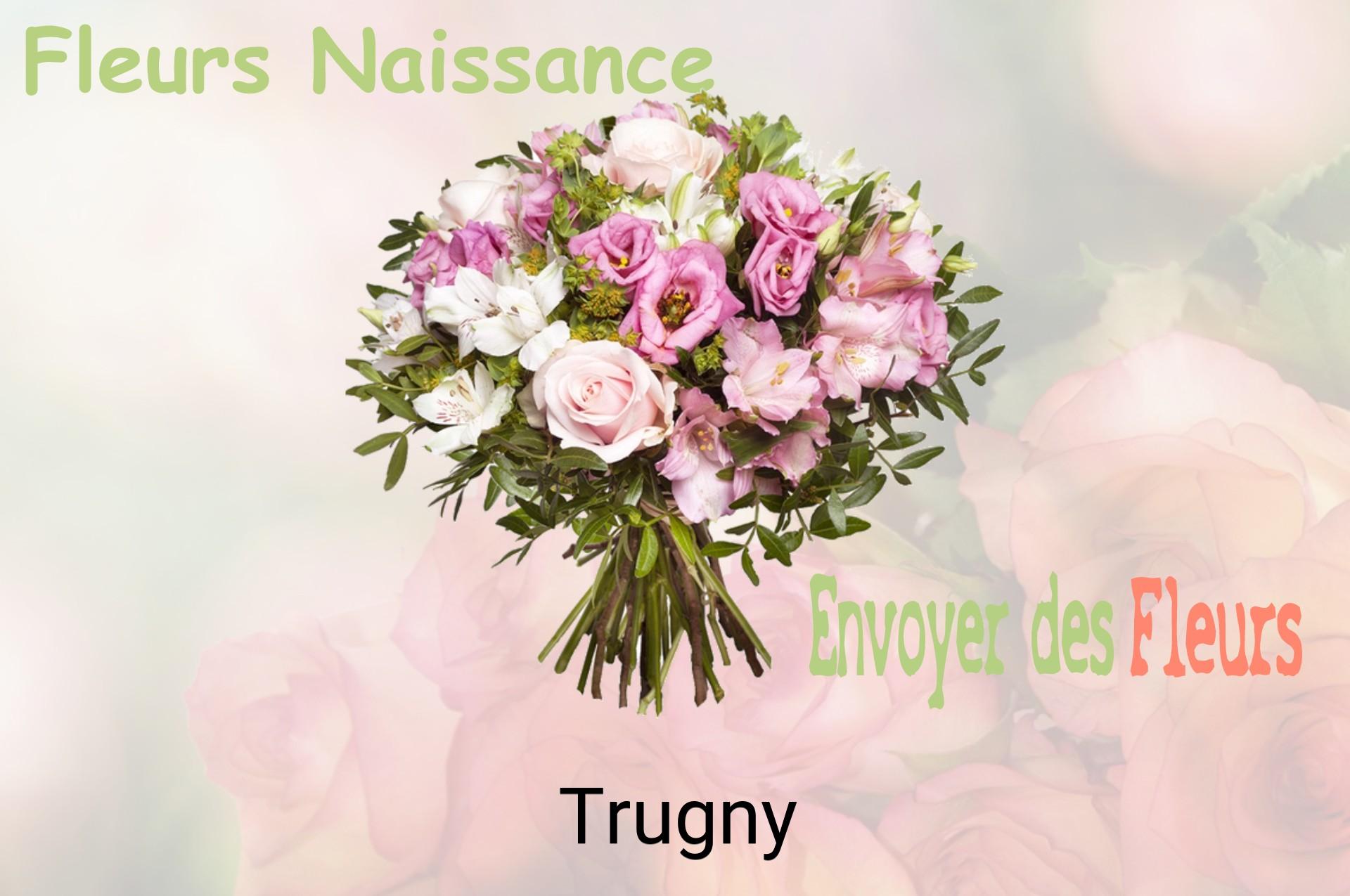 Bouquet de fleurs de naissance livré à Trugny
